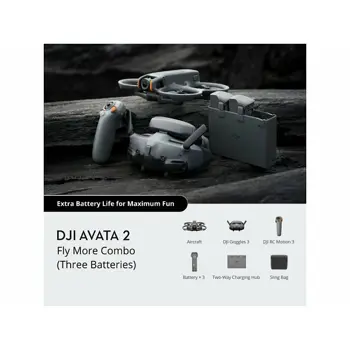 DJI Avata 2 Fly More Combo (Three Batteries).