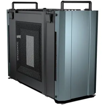 DUST 2 - Iron Gray 385QM90.0001 Case DUST 2 - Iron Gray / Mini-ITX/ Aluminum panel /Type C 3.1 x1, USB3.0 x1/ 2pcs black fans