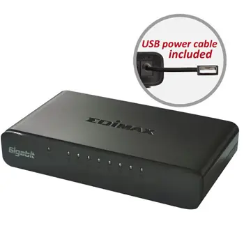 Edimax 8-Port Gigabit Desktop Switch 1 GBit/s, ES-5800G V3