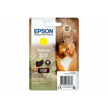 EPSON 378 Yellow Ink Cartridge with sec