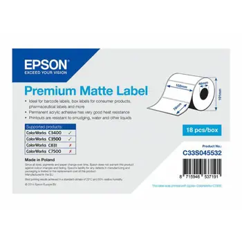 EPSON Premium Matte Label - Die-cut Roll