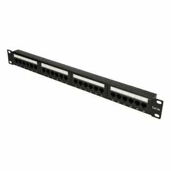 ExtraLink 24 Port CAT5E 6 UTP Patch Panel V2 Black