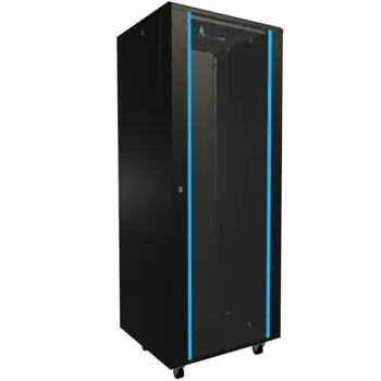 Extralink Floor Cabinet 32U, 600x600, Black