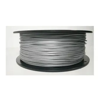 Filament for 3D, ABS, 1.75 mm, 1 kg, silver