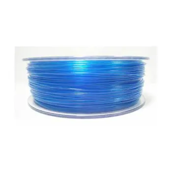 Filament for 3D, PET-G, 1.75 mm, 1 kg, blue transp