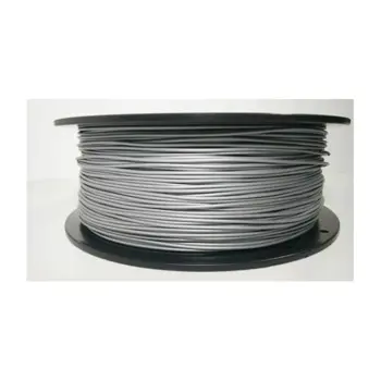 Filament for 3D, PET-G, 1.75 mm, 1 kg, silver