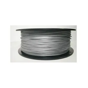 Filament for 3D, PLA, 1.75 mm, 1 kg, silver