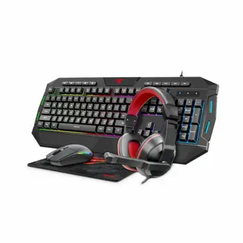 Gaming Set GAMENOTE KB501CM COMBO 4u1 - tipkovnica, slušalice, miš, podloga 