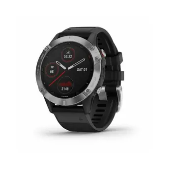 Garmin fenix 6 Silver crni remen