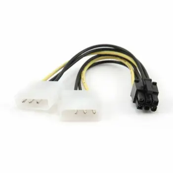 Gembird Internal power adapter cable for PCI express, 6 pin to Molex x 2 pcs