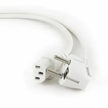 Gembird Power cord (C13), VDE approved, 1.8m, White