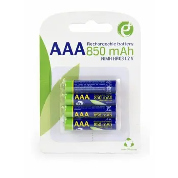 Gembird Rechargeable AAA instant batteries (ready-to-use), 850mAh, 4pcs blister pack