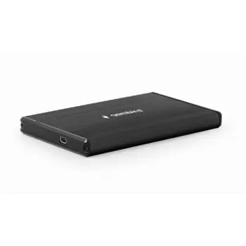 Gembird USB 3.0 2.5'' enclosure, brushed aluminum, black