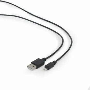 Gembird USB to 8 pin Lightning sync and charging cable, black, 1 m