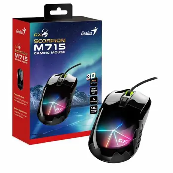 Genius Scorpion M715, igraći miš, RGB, 7200dpi