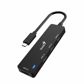 Genius UH-400, 4-port USB 3.0 hub