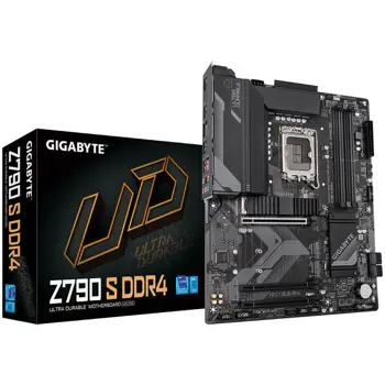 GIGABYTE MB LGA1700 Z790 4 x DDR4 DIMM 1 x DisplayPort 1 x HDMI port 1 x RJ-45 port 3 x M.2 4 x SATA ATX Form Factor