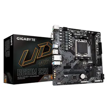 GIGABYTE MB Socket AM5 B650 2 x DDR5 1 x M.2 4 x SATA 1 x D-Sub port 1 x DisplayPort 1 x HDMI port Micro ATX