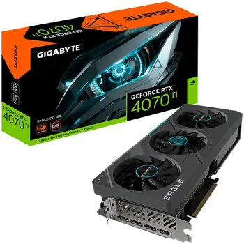 GIGABYTE Video Card NVIDIA GeForce RTX 4070 SUPER EAGLE OC 12GB, GDDR6X 12GB/192bit, PCI-E 4.0, 1x HDMI, 3x DP, 1x 12VHPWR, Retail