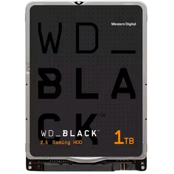 HDD Mobile WD Black (2.5, 1TB, 64MB, 7200 RPM, SATA 6 Gb/s)