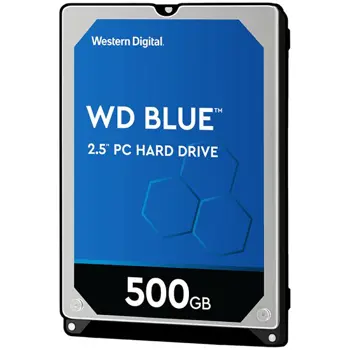 HDD Mobile WD Blue (2.5, 500GB, 128MB, 7200 RPM, SATA 6 Gb/s)