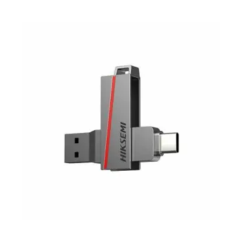 Hiksemi 256 GB Dual USB Flash Drive 3.2, Type A and C