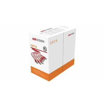 HikVision 305 m CAT6 UTP Network Cable Solid Copper Core (Cable Orange)