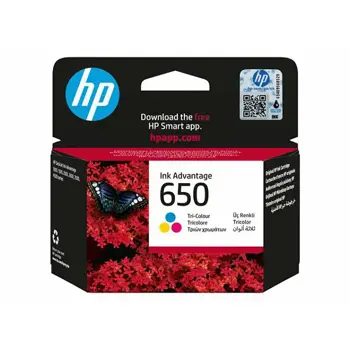 HP 650 Tri-color Ink Cartridge, CZ102AE