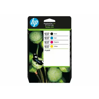 HP 937 CMYK Original Ink Cartridge 4-Pac