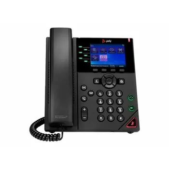 HP Poly VVX 350 6-Line IP Phone and PoE