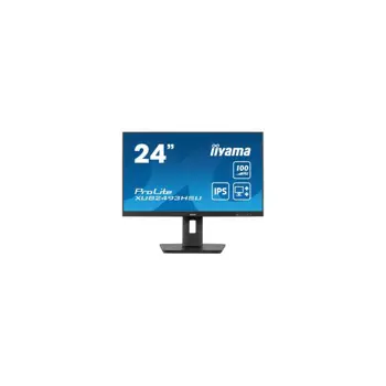 IIYAMA 24" ProLite XUB2493HSU-B6 (23.8") 16:9 Full HD (1920×1080) IPS Ultraslim, Pivot, HAS, 4ms, VGA/HDMI/DP, 2×USB2.0, zvučnici, crni