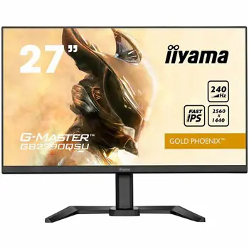 IIYAMA Monitor LED GB2790QSU-B5 GAMING 27inch 240Hz  Fast IPS, matte finish 2560 x 1440 @240Hz  400cd  1ms HDMI DP USB Full ERGO