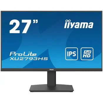 IIYAMA Monitor LED XU2793HS-B6 27" 1920 x 1080 @100Hz 250 cd/m2 1000:1 1ms HDMI DP tilt