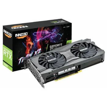 INNO3D GeForce RTX 3060 8GB TWIN X2, 8GB GDDR6, LHR