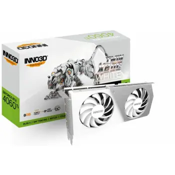 INNO3D GeForce RTX 4060 Ti 8GB TWIN X2 OC WHITE, 8GB GDDR6