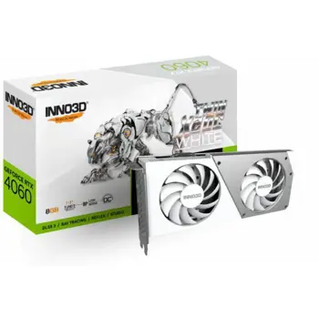 INNO3D GeForce RTX 4060 TWIN X2 OC WHITE, 8GB GDDR6