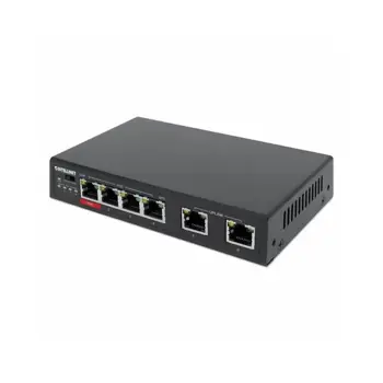 Intellinet Switch 6-Port Gbps Ethernet PoE, 60w, 561686