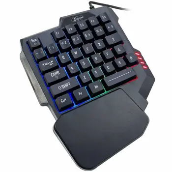 INTER-TECH KB-3035 RGB Gaming Keypad, 35 keys, 3 lighting modes, palm rest, retail