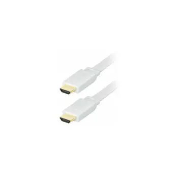 Kabel Transmedia High Speed HDMI-cable wiKabel Th EKabel TherneKabel T, FlaKabel T cable, 5m WhiKabel Te