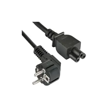 Kabel za NB adaptere, IEC 320 C13 šuko C5 3m, crni