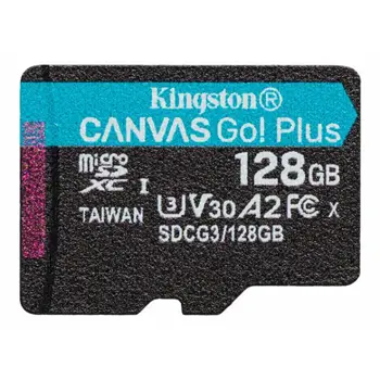 KINGSTON 128GB microSDXC Canvas Go Plus