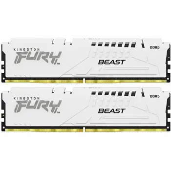 Kingston 32GB 6400MT/s DDR5 CL32 DIMM (Kit of 2) FURY Beast White XMP, EAN: 740617342710