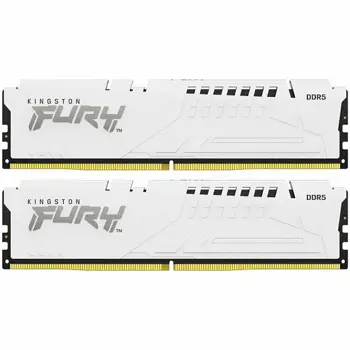 Kingston 32GB 6400MT/s DDR5 CL32 DIMM (Kit of 2) FURY Beast White EXPO, EAN: 740617342673