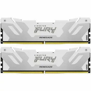 Kingston 32GB 6400MT/s DDR5 CL32 DIMM (Kit of 2) FURY Renegade RGB White XMP, EAN: 740617333749