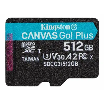 KINGSTON 512GB microSDXC Canvas Go Plus