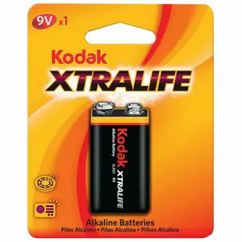 KODAK XTRALIFE ALKALINE 9V 6LR61