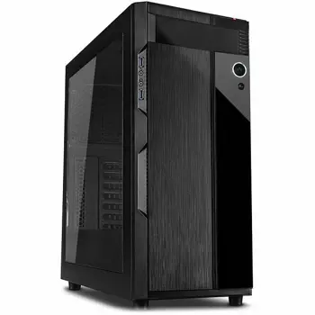 Kućište Chassis INTER-TECH N21 CRUSADER Gaming Midi Tower, ATX, 2xUSB3.0, Audio, PSU optional, Acrylic side panel, Screwless mounting drives, Dust filters, Black