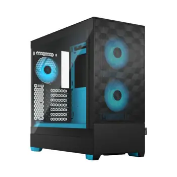 Kućište Fractal Pop Air RGB Cyan Core TG, plavo