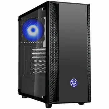 Kućište SilverStone FARA B1 RGB Tower ATX Gaming Computer Case, Aggressive intake high Airflow Performance,  Full Tempered Glass, black