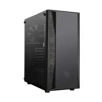 Kućište SilverStone FARA B1 Tower ATX Gaming Computer Case, Aggressive intake high Airflow Performance,  Full Tempered Glass, black